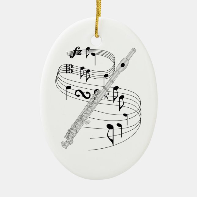 Ornamento de flautim (Frente)