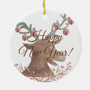 Ornamento de Flocos de Neve de Natal de Ano Novo