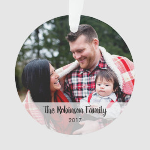 Ornamento De Foto Em acrílico Personalizado