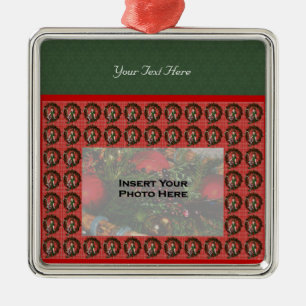 Ornamento de Fotos de Feriado de Feriado de Feriad