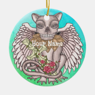 Ornamento de Gargoyle crânio