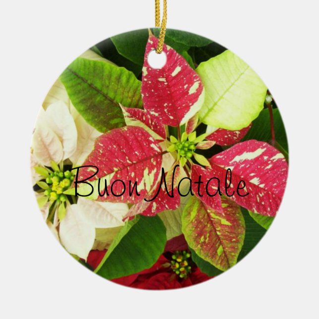 Ornamento de GothicChicz Buon Natale (Frente)