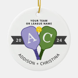 Ornamento de Jogador de Equipe Personalizado