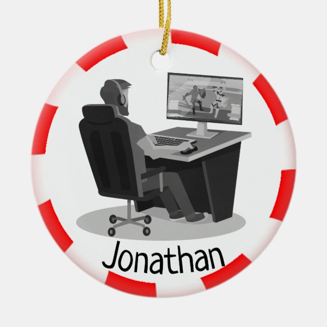 Ornamento de jogos de vídeo (Frente)