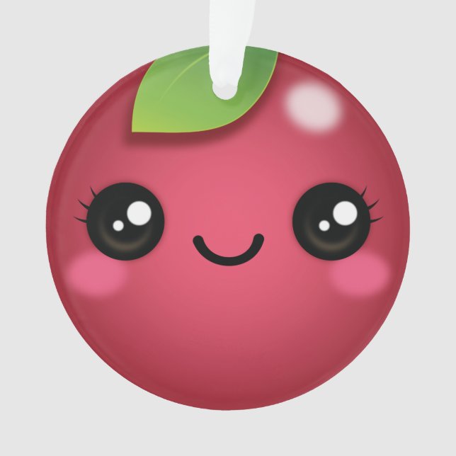 Ornamento de Kawaii Cranberry (Frente)