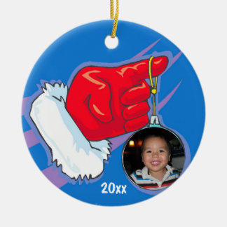 Ornamento de Keepsaem de Quadros de Fotos de Papai