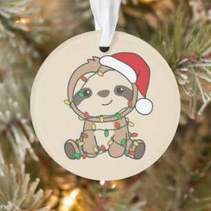 Ornamento de Lama de Animais de inverno de Natal