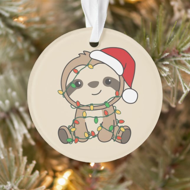 Ornamento de Lama de Animais de inverno de Natal (Árvore)