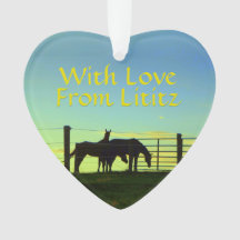 Ornamento de Lititz! Vida da fazenda! Personalize