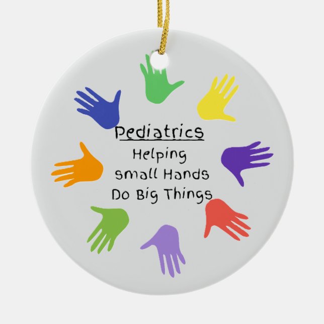 Ornamento de Mãos Pequenas (Frente)