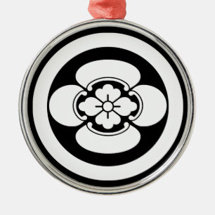 ORNAMENTO DE METAL 丸 に 木 瓜