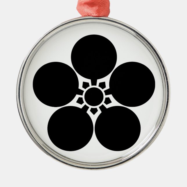 ORNAMENTO DE METAL 菅家梅鉢 (Frente)