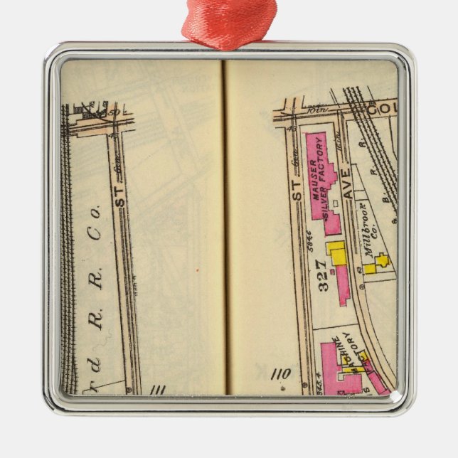 Ornamento De Metal 110111 Mt Vernon (Frente)