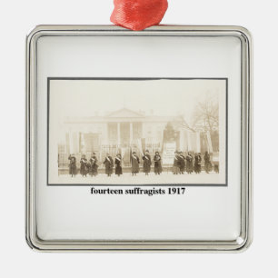 Ornamento De Metal 14 Sufragistas, 1917