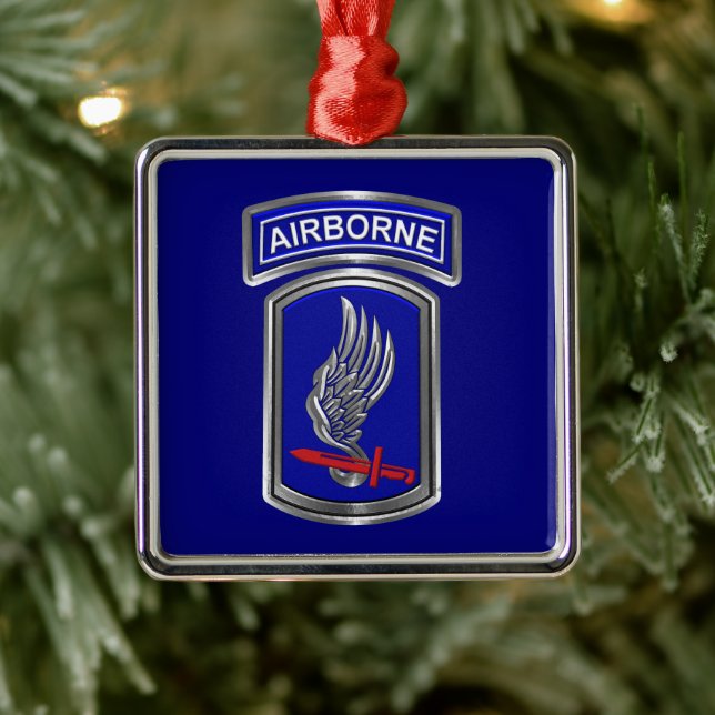 Ornamento De Metal 173rd Airborne Brigade Christmas (Árvore)