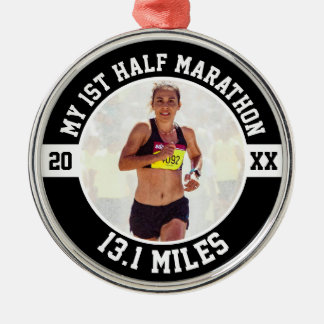 Ornamento De Metal 1st Half Marathon Runner First Running Beginner