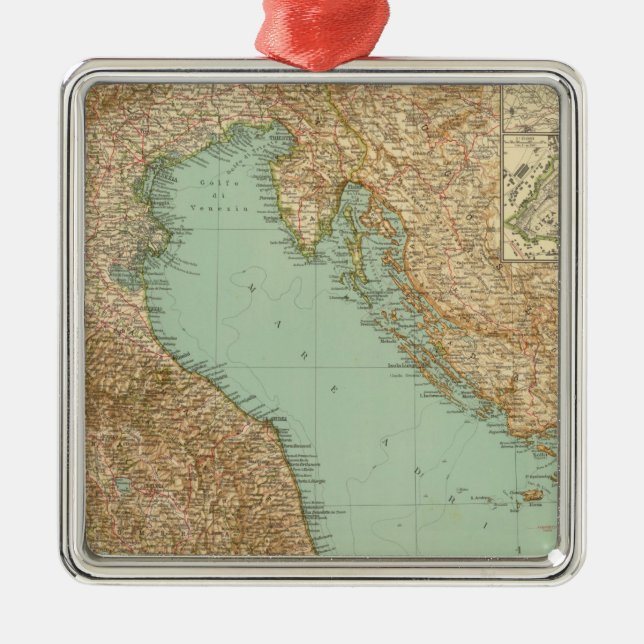 Ornamento De Metal 2426 Italia norte (Frente)