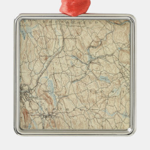 Ornamento De Metal 24 folhas de Danbury