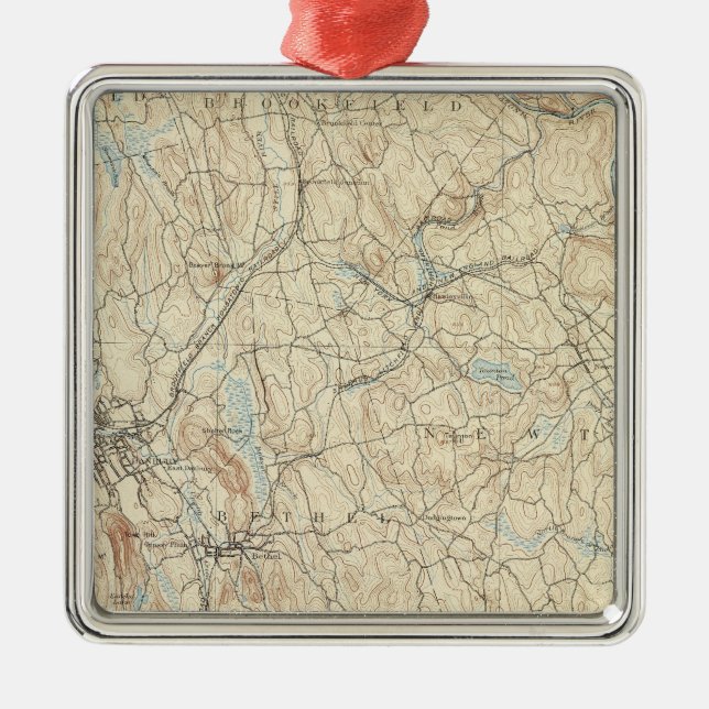 Ornamento De Metal 24 folhas de Danbury (Frente)