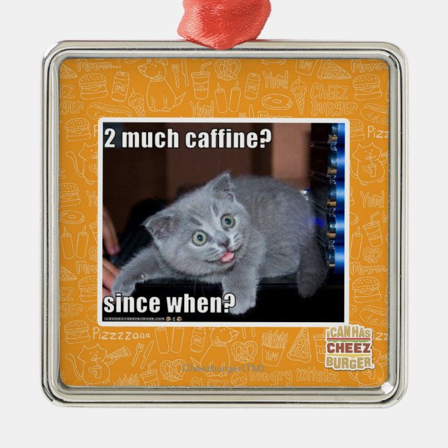 Ornamento De Metal 2 muito caffine? (Frente)
