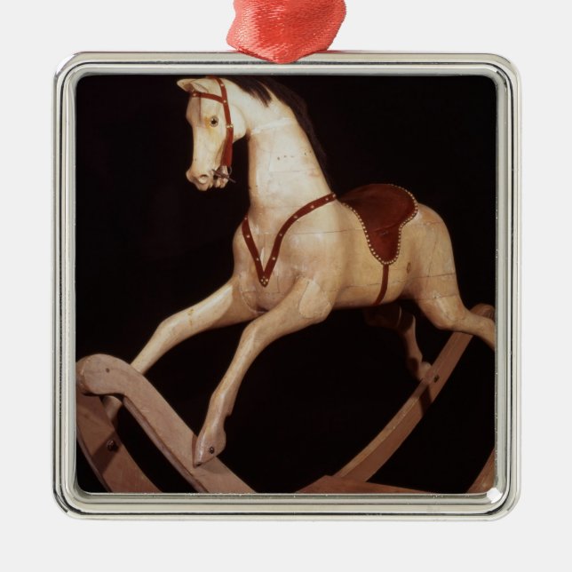 Ornamento De Metal 31: Cavalo de balanço, inglês, 1840 (Frente)