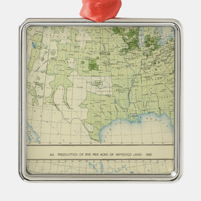 Ornamento De Metal 49 Centeio 1890 (Frente)