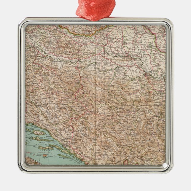 Ornamento De Metal 7778 Jugoslávia (Frente)