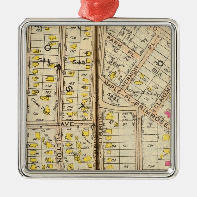 Ornamento De Metal 8687 Mt Vernon (Frente)