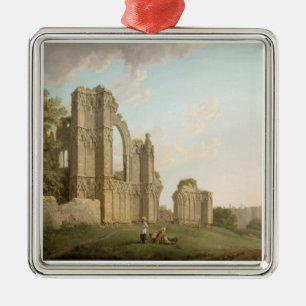 Ornamento De Metal A abadia de St Mary, York, c.1778 (óleo em canvas