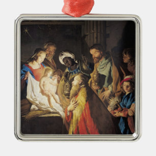 Ornamento De Metal A adoração dos Magi 2