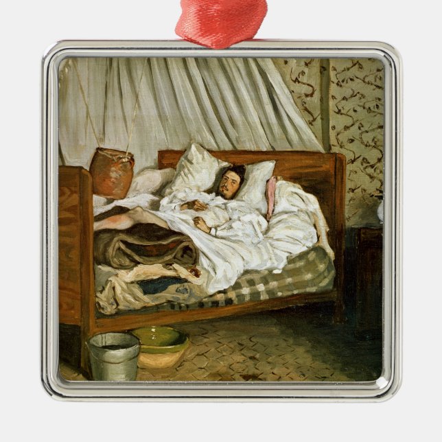 Ornamento De Metal A ambulância improvisada (Frente)