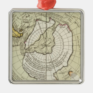 Ornamento De Metal A Antártica 4