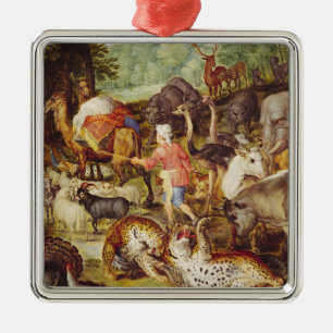 Ornamento De Metal A arca de Noah, detalhe do lado de righthand