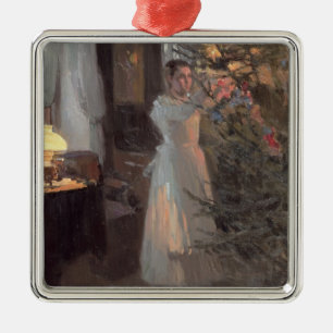 Ornamento De Metal A árvore de Natal, 1910