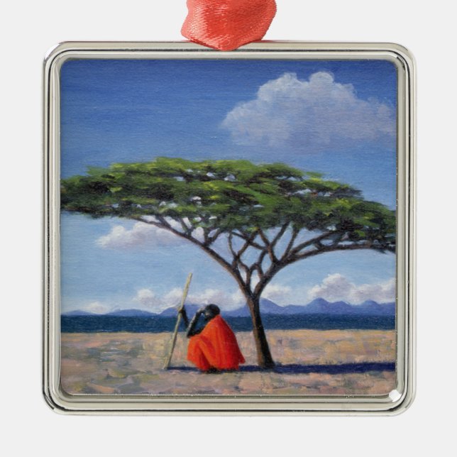 Ornamento De Metal A árvore obscuro 1992 (Frente)