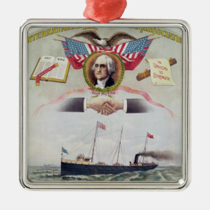 Ornamento De Metal A associação dos Longshoremen internacionais