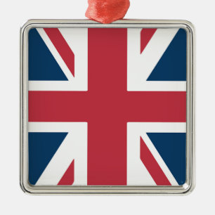 Ornamento De Metal A Bandeira Britânica Union Jack