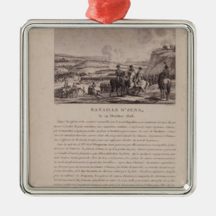 Ornamento De Metal A batalha de Jena, o 14 de outubro de 1806