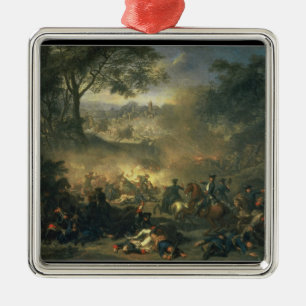 Ornamento De Metal A batalha de Poltava em 1709, 1717