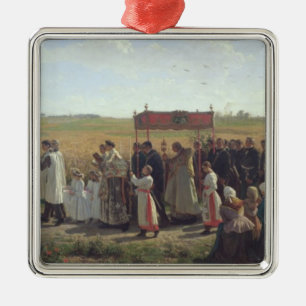 Ornamento De Metal A bênção do trigo no Artois, 1857