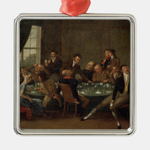 Ornamento De Metal A casa de jogo