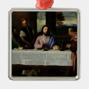 Ornamento De Metal A ceia em Emmaus, c.1535