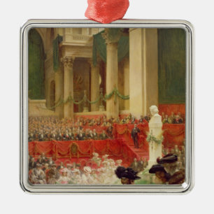 Ornamento De Metal A cerimónia no panteão