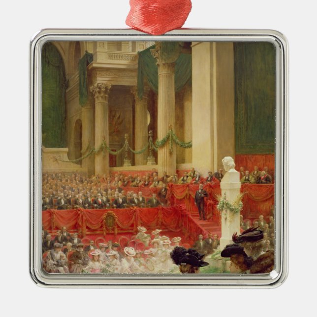 Ornamento De Metal A cerimónia no panteão (Frente)