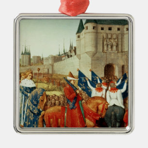 Ornamento De Metal A chegada de Charles V em Paris