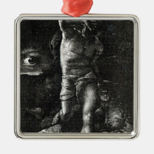 Ornamento De Metal A consciência ou, o olho que olha Cain