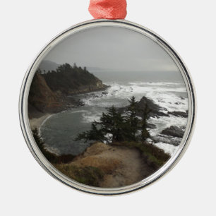 Ornamento De Metal A costa bonita de Oregon