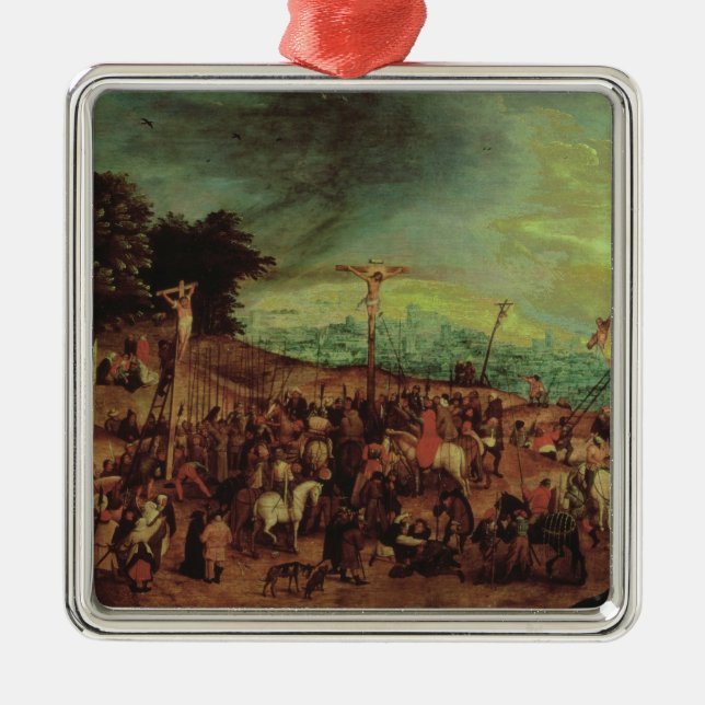 Ornamento De Metal A crucificação (Frente)