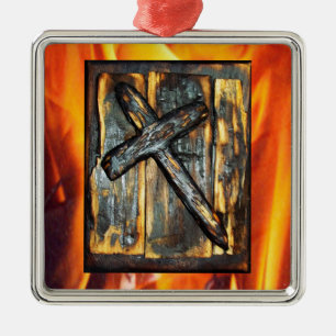 Ornamento De Metal A Cruz do Apocalipse