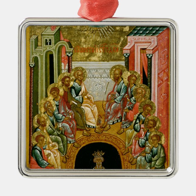 Ornamento De Metal A descida do Espírito Santo (Frente)